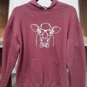 Cute Cow Glasses Sweatshirt